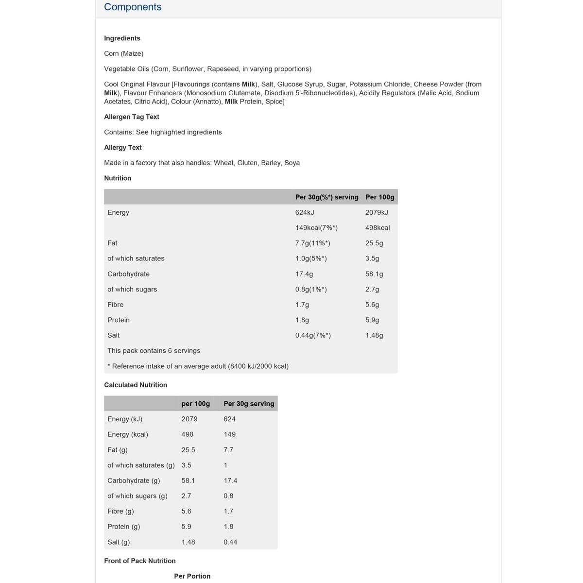 Walkers Doritos Variety Box, 7 x 180g - Image 5